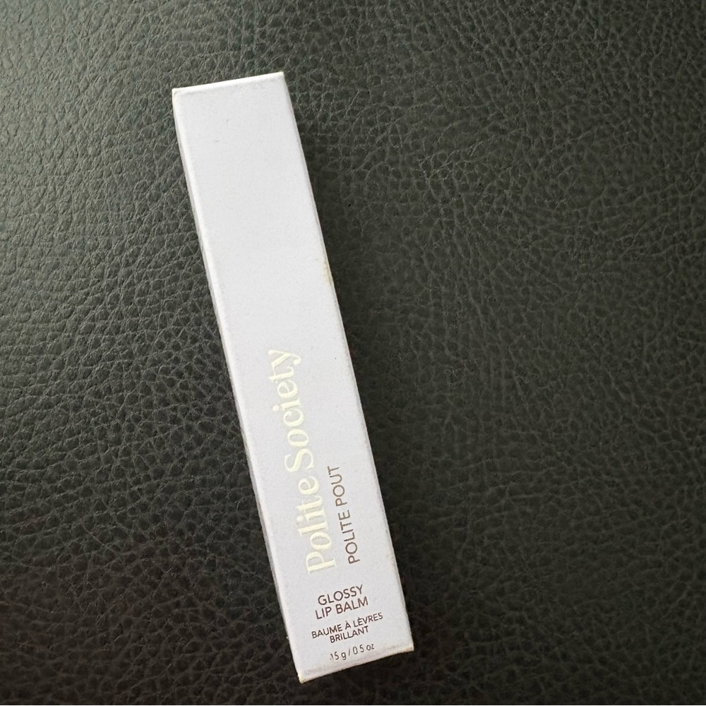 Polite Society Polite Pout Glossy Lip Balm Coconut Cream - Picture 3 of 5
